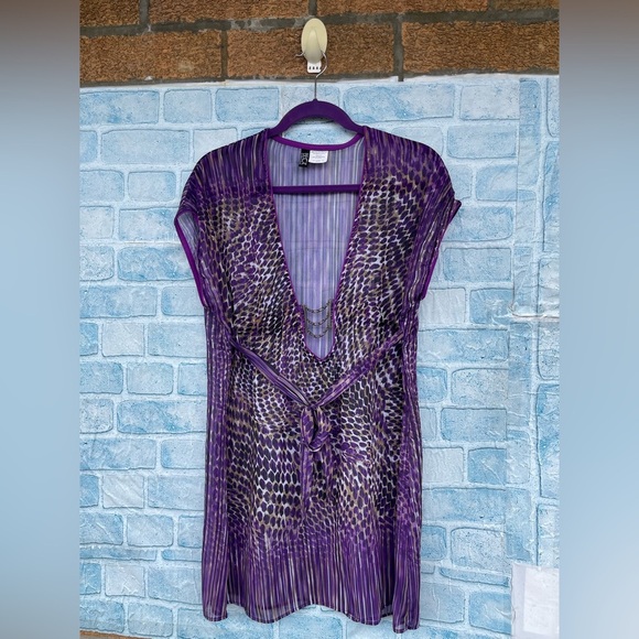 BECCA by Rebecca Virtue sheer swim resort coverup size XS/S - Picture 2 of 7